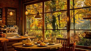 Cozy Cabin Porch Coffee Shop Ambience☕With Relaxing Piano Jazz for Working, Studying, Sleep #16