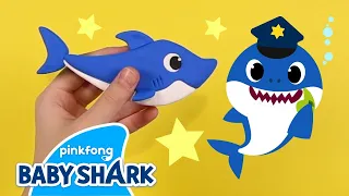 Clay Daddy Shark and Police Shark Song | Baby Shark Play Doh