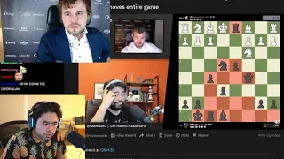 Magnus Reacts to Hikaru Premoves Entire Game to Defeat Magnus Carlsen (Meme)