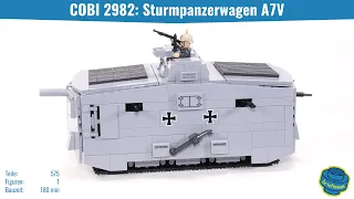 COBI 2982 Sturmpanzerwagen A7V - Speed Build Review