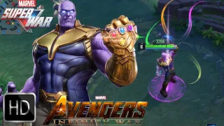 THANOS Infinity war Skin GAMEPLAY | MARVEL Super War
