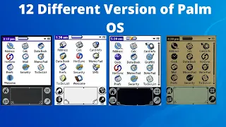 12 Different Version of Palm OS