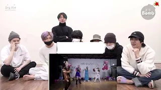 bts reaction bp how you like that frozen ver.