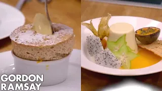 Gordon Ramsay's Soufflé vs Gino D'Acampo's Panna Cotta