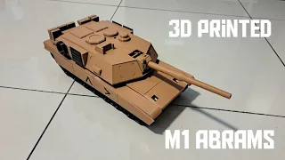 RC M1 Abrams Tank | 3D Printed