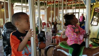 Cleveland Zoo Spring  2017 Riding The Caraaoult