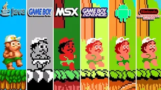 Adventure Island (1986) Java vs Gameboy vs MSX vs GBA vs Android vs NES (Which One is Better?)