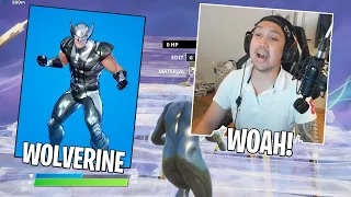 Jeg fikk WOLVERINE i Fortnite, men jeg prøver å bygge skybase