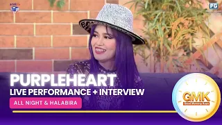 PurpleHeart sings "All Night" and "Halabira" Live on Good Morning Kuya