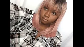 Pink See-Thru Bang Wig | Vanessa Hair SLB One