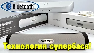 Мощная Портативная Колонка "BOSE" SUPERBASS с BLUETOOTH и MicroSD