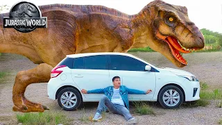 Most REALISTIC T-Rex Chase | Jurassic World Dominion Final Battle | Dinosaur Movie | Ms.Sandy