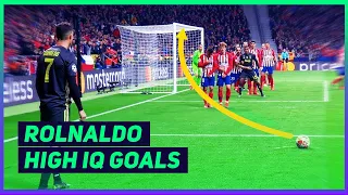 Cristiano Ronaldo High IQ Goals In Football