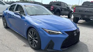 2022 Lexus IS 350 F SPORT Sedan blue