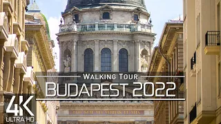 【4K 60fps】🇭🇺 VIRTUAL WALKING TOUR: 🚶 «Budapest - Hungary 2022» 🎧 ORIGINAL SOUNDS 🚫 NO COMMENT 📺 ASMR