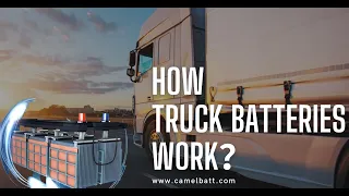 How the lead acid heavy duty truck batteries work? Working principle