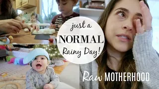 REAL LIFE DAY IN THE LIFE MOM BABY & TODDLER // RAW MOTHERHOOD + TODDLER ACTIVITIES