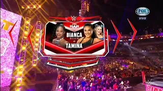 Bianca Belair Vs Tamina - WWE Raw 15/11/2021 (En Español)