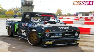 Forza Horizon 4 - DRIFT ! Hoonigan Gymkhana 10 Ford F-150 Hoonitruck | Gameplay