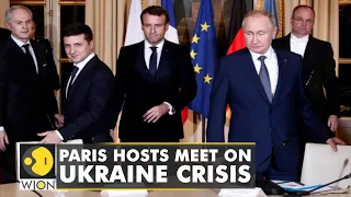 French President Emmanuel Macron hosts meeting on Ukraine crisis including Germany, Russia | WION
