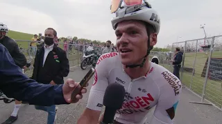 Lawrence Naesen - Interview at the finish - Stage 1 - Giro d'Italia 2022