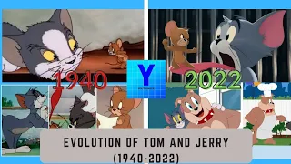 EVOLUTION OF TOM AND JERRY (1940-2022). #tomandjerry #tomandjerryedit #tomandjerryclub #facts