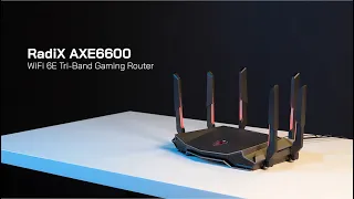 RadiX AXE6600 WiFi 6E Tri-Band Gaming Router - Unboxing | Networking | MSI