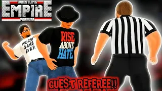 FINALLY IM PLAYING AS GUEST REFEREE IN WRESTLING EMPIRE FOREVER AND I DID THIS🫣||