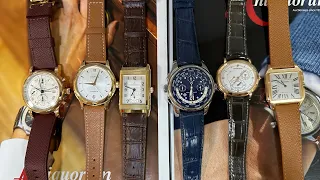 名表TV-推介6只18K 金表- AP, Cartier, JLC, Chopard, 芝柏，Montblanc,