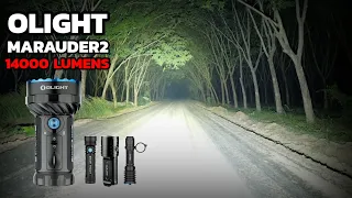 รีวิวไฟฉายแรงสูง Olight Marauder2 สว่าง 14000 ลูเมน กันน้ำ100%  ฝาปิดเลนส์รีวิว EP.28