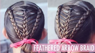 How to: Feathered Arrow Braid | Brown Haired Bliss