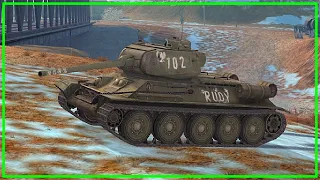 #WoTBlitz / T-34-85 Rudy / 5 frags / 4.9k dmg