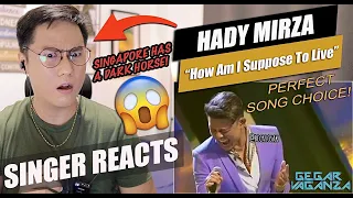 Hady Mirza- How Am I Suppose To Live Without You [Gegar Vaganza] Minggu Ke-2 | SINGER REACTION