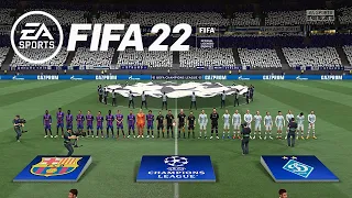 FIFA 22 FC BARCELONA VS DYNAMO KIEV GAMEPLAY PC