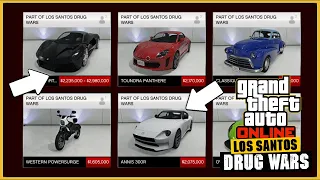 NEW GTA Online Los Santos Drug Wars DLC! - ALL UNRELEASED Vehicles!