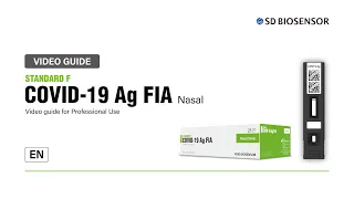 Guide for STANDARD F COVID-19 Ag FIA Nasal (professional use only)