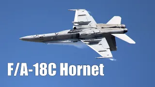 Finnish F/A-18C Hornet Full Airshow 27.8.2022 Sweden - SweAF 2022