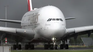 STORM POLY | 22 MINUTES of RAIN and CONTRAST Planespotting at Amsterdam Airport [AMS/EHAM]