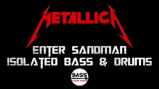 Enter Sandman - Metallica - Isolated Bass & Drums Track