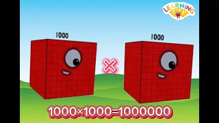 NUMBERBLOCKS MULTIPLICATION OF BIG NUMBERS | MULTIPLYING GIANT NUMBERS @learningcity786