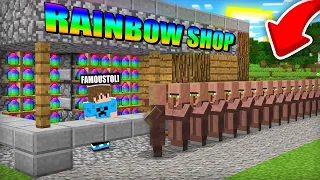 ΑΝΟΙΞΑ ΕΝΑ ΚΑΤΑΣΤΗΜΑ RAINBOW Emerald ΣΤΟ ΣΠΙΤΙ ΜΟΥ ΣΤΟ MINECRAFT