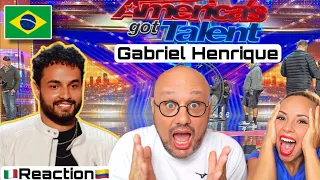 🇮🇹 ITALIAN REACTION!! Gabriel Henrique receives the GOLDEN BUZZER | AGT Auditions |