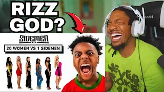 HE GOT EVERY GIRL NUMBER! | 20 WOMEN VS 1 SIDEMEN: SPEED EDITION (REACTION!!!)