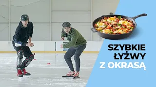 Szybkie łyżwy ⛸️ i szybka szakszuka z wołowiną! 🍳 | Jan Szymański & Karol Okrasa