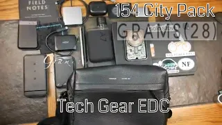Grams28 154 City Pack & Minimalist Tech EDC Gear Contents