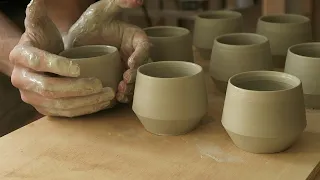 repetition throwing - espresso cups