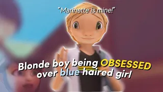 Adrien being a simp over Marinette in miraculous ladybug for 5 minutes straight