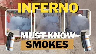 MUST KNOW Smokes on Inferno in CS2 - in UNDER 3 MINUTES!