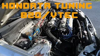 B20/vtec awd CR-V finally get tuned on the streets!! Hondata s300