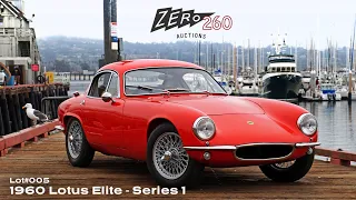Zero260 Lot#0005 1960 Lotus Elite - Start, Idle, Driving